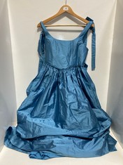 MARIE DRESS IN AZURE BLUE SIZE S RRP- £ 402