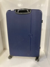 ROCK LUGGAGE HUDSON 8 WHEEL PP HARDSHELL 3 PIECE SUITCASE SET - NAVY - RRP £220