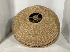 LA REDOUTE INTERIEURS JUTLO WOVEN GRASS 60CM DIAMETER CEILING LIGHT SHADE GKI065- RRP £99