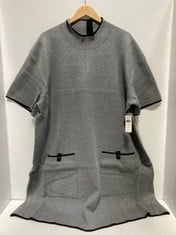 4 X WOMENS GREY TURTLE NECK SWEATER- SIZE 3 X PLUS- TOTAL RRP £560