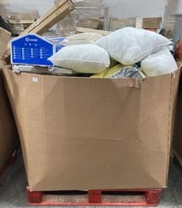 PALLET OF ASSORTED ITEMS TO INCLUDE ROYALE 5MM SONIC GOLD FLOORING