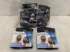 PALLET OF ASSORTED FACE COVERINGS TO INCLUDE ADULTS ONE SIZE FACE COVERING