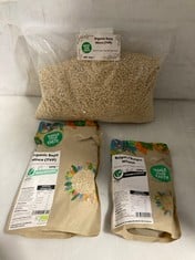 QTY OF ASSORTED ITEMS TO INCLUDE WHOLE FOOD ORGANIC ALMOND FLOUR BBE: 26/12/2024