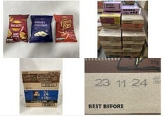 PALLET OF ASSORTED CHIPS TO INCLUDE WALKERS MAX CHUNKY CHEESE & ONION CRISPS - BBE 2/24