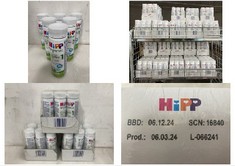 50 X HIPP ORGANIC FIRST INFANT MILK FROM BIRTH PACK OF 6 X 200ML BBE: 06.12.24 (CAGE NOT INCLUDED) (COLLECTION ONLY)