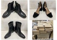 PALLET OF ASSORTED FOOTWEAR TO INCLUDE WOMENS CHUNKY SOLE CHELSEA BOOT TAN - SIZE 8.5