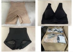 PALLET OF ASSORTED CLOTHES TO INCLUDE WOMENS BLACK SHAPEWEAR - SIZE S