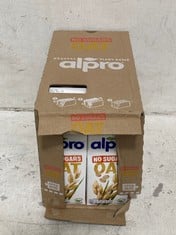 PALLET OF ALPRO OAT DRINK NO SUGARS 8 X 1 LITRE BBE: 30 / 09 / 2024 (COLLECTION ONLY)