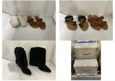 APPROX 91 X ASSORTED FOOTWEAR TO INCLUDE WOMENS BALLET FLAT BEIGE - SIZE 8