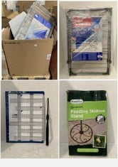 PALLET OF ASSORTED ITEMS TO INCLUDE VILEDA SPRINT 20M 3-TIER AIRER