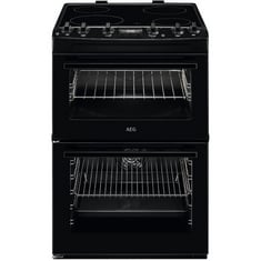 AEG 5000 SURROUNDCOOK CERAMIC ELECTRIC COOKER WITH DOUBLE OVEN - MODEL NO. CCX6540ACB - RRP £729