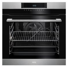 AEG 8000 ASSISTEDCOOKING PYROLYIC SELF-CLEANING BUILT IN SINGLE OVEN - MODEL NO. BPK748380M - RRP £700