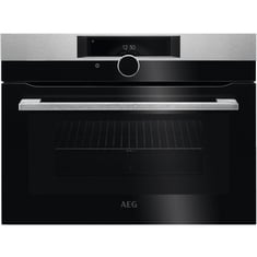 AEG 8000 COMBIQUICK BUILT IN MICROWAVE AND OVEN - MODEL NO. KMK968000M - RRP £1017