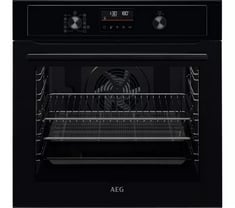 AEG 3000 AIRFRY AQUA BUILT IN SINGLE OVEN - MODEL NO. BEX535A61B - RRP £500