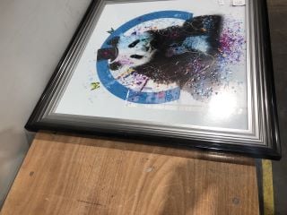 FINAL TOUCHES PANDA LYON FRAMED WALL ART RRP - £234.00