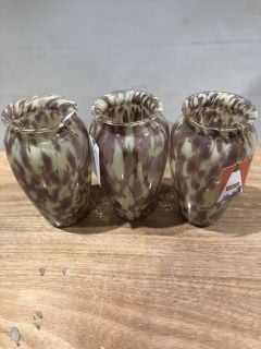 3 X LESSER & PAVEY AURA VASES