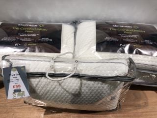 4 X MAMMOTH MICRO FRESH COMFORT PILLOW DEEP TO INCLUDE PETER GREEN TRUE GEL PILLOW RRP - £454.00