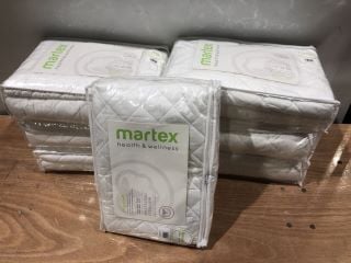 4 X MARTEX HEALTH AND WELLNESS KINGSIZE MATTRESS PROTECTOR 3 X MARTEX HEALTH AND WELLNESS DOUBLE BED MATTRESS PROTECTOR TO INCLUDE VISPRING MATTRESS PROTECTOR