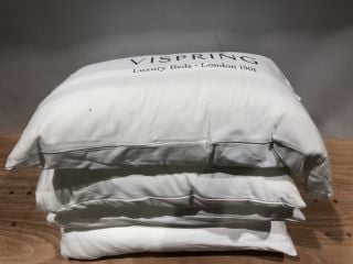 4 X VISPRING LUXURY PILLOWS