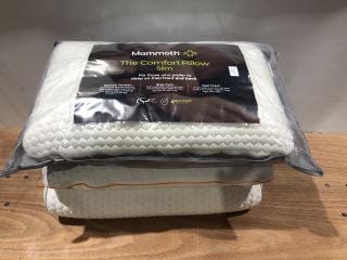 3 X ASSORTED PILLOWS TO INCLUDE MAMMOTH SLIM COMFORT PILLOW AND OCTASMART PILLOW