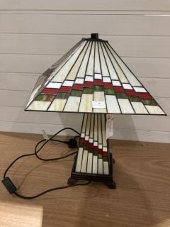 1 X MINSTER 16" STAINED GLASS LAMP RRP: £392