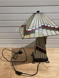 MINSTER GIFTWARE 16" STAINED GLASS LAMP - RRP £392