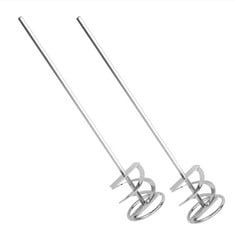 10 X IMPRESA [2 PACK] PAINT MIXER FOR DRILL - EXTRA LONG RUST PROOF DRILL MIXER - PAINT STIRRER DRILL ATTACHMENT FOR EVEN CONSISTENCY - EASY CLEANING DRILL PADDLE FOR DRILL 5 GALLON - TOTAL RRP £217: