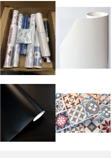 QUANTITY OF ITEMS TO INCLUDE HIDRAULICA COLOR ADHESIVE VINYL: LOCATION - A RACK