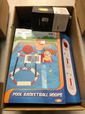 QUANTITY OF ASSORTED ITEMS TO INCLUDE EAGLESTONE POOL BASKETBALL HOOP:: LOCATION - C RACK