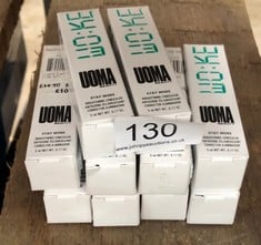 10 X UOMA STAY WOKE BRIGHTENING CONCEALER SHADE T1 BLACK PEARL 5ML: LOCATION - A RACK