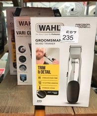 QUANTITY OF HEALTH & BEAUTY ITEMS TO INCLUDE WAHL GROOMSMAN RECHARGEABLE BEARD TRIMMER, GIFTS FOR HIM, BEARD TRIMMERS FOR MEN, STUBBLE TRIMMER, MALE GROOMING , CORDLESS BEARD TRIMMER, BEARD CARE K: L