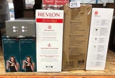 QUANTITY OF HEALTH & BEAUTY ITEMS TO INCLUDE REVLON SALON ONE-STEP HAIR DRYER AND VOLUMIZER TITANIUM (ONE-STEP, DRY AND STYLE, 2-IN-1 STYLING TOOL, TITANIUM COATING, UNIQUE OVAL DESIGN, FOR MID TO LO