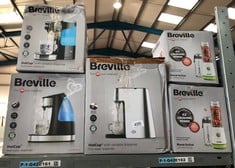 QUANTITY OF ASSORTED KITCHEN ITEMS TO INCLUDE BREVILLE HOT CUP HOT WATER DISPENSER: LOCATION - SIDE RACKS