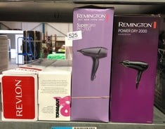 QUANTITY OF HEALTH & BEAUTY ITEMS TO INCLUDE REMINGTON POWER DRY 2000W HAIR DRYER: LOCATION - SIDE RACKS