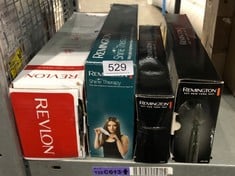 QUANTITY OF HEALTH & BEAUTY ITEMS TO INCLUDE REMINGTON SHINE THERAPY STRAIGHTENERS: LOCATION - SIDE RACKS