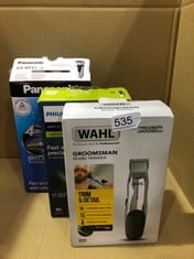 QUANTITY OF HEALTH & BEAUTY ITEMS TO INCLUDE PANASONIC WET/DRY ELECTRIC SHAVER: LOCATION - SIDE RACKS