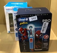 QUANTITY OF HEALTH & BEAUTY ITEMS TO INCLUDE ORAL-B SPIDERMAN ELECTRIC TOOTHBRUSH: LOCATION - SIDE RACKS