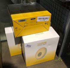 3 X LUMIE SUNRISE ALARM: LOCATION - SIDE RACKS