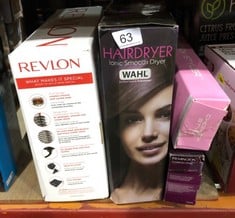 QUANTITY OF HEALTH & BEAUTY ITEMS TO INCLUDE REVLON SALON ONE-STEP HAIR DRYER AND VOLUMIZER TITANIUM (ONE-STEP, DRY AND STYLE, 2-IN-1 STYLING TOOL, TITANIUM COATING, UNIQUE OVAL DESIGN, FOR MID TO LO