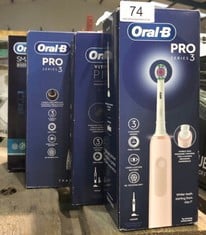 QUANTITY OF HEALTH & BEAUTY ITEMS TO INCLUDE ORAL-B SMART 6 ELECTRIC TOOTHBRUSHES FOR ADULTS, APP CONNECTED HANDLE, 3 TOOTHBRUSH HEADS & TRAVEL CASE, 5 MODES, TEETH WHITENING, 2 PIN UK PLUG, 6000N: L