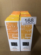 X8 UOMA BEAUTY BROWN SUGAR T3N HYDRATING FOUNDATION: LOCATION - A