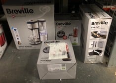 QUANTITY OF KITCHEN & APPLIANCES ITEMS TO INCLUDE BREVILLE BLEND ACTIVE PERSONAL BLENDER & SMOOTHIE MAKER | 350W | 1 PORTABLE BLEND ACTIVE BOTTLE (600ML) | LEAK PROOF LID | BLACK & GOLD [VBL251]: LOC