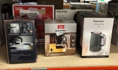 QUANTITY OF KITCHEN & APPLIANCES ITEMS TO INCLUDE MELITTA 6707231 AROMA BOY FILTER COFFEE MACHINE, 500 W, BEIGE: LOCATION - C