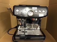 SAGE THE BARISTA COFFEE MACHINE: LOCATION - D