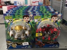 QUANTITY OF TOYS & GAMES ITEMS TO INCLUDE BEN 10 BEN66C10 ACTION FIGURES METALLIC THEME-CANNONBOLT: LOCATION - D