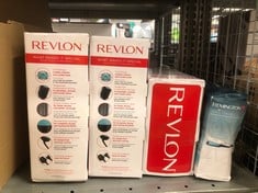 QUANTITY OF HEALTH & BEAUTY ITEMS TO INCLUDE REVLON ONE-STEP HAIR DRYER AND VOLUMISER - NEW MINT EDITION (ONE-STEP, 2-IN-1 STYLING TOOL, IONIC AND CERAMIC TECHNOLOGY, UNIQUE OVAL DESIGN, FOR MID TO L