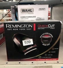 QUANTITY OF HEALTH & BEAUTY ITEMS TO INCLUDE REMINGTON QUICK CUT PRO HAIR CLIPPERS (CORDLESS, 70-MINUTE USAGE, QUICK CHARGE, FASTER CUTTING, TURBO BOOST, CURVE CUT BLADES, GRADING, TAPERING & TRIMMIN