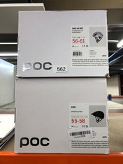 QUANTITY OF ITEMS TO INCLUDE POC OMNE AIR MIPS BIKE HELMET - WHETHER CYCLING TO WORK, EXPLORING GRAVEL TRACKS OR ON THE LOCAL TRAILS, THE HELMET GIVES TRUSTED PROTECTION, HYDROGEN WHITE, POC AXION BI