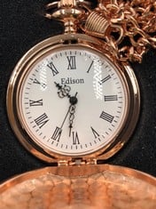 MENS EDISON POCKET WATCH: LOCATION - TOP 50 RACK