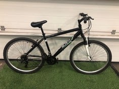 SLANT BLACK ADULT MOUNTAIN BIKE: LOCATION - FLOOR(COLLECTION OR OPTIONAL DELIVERY AVAILABLE)